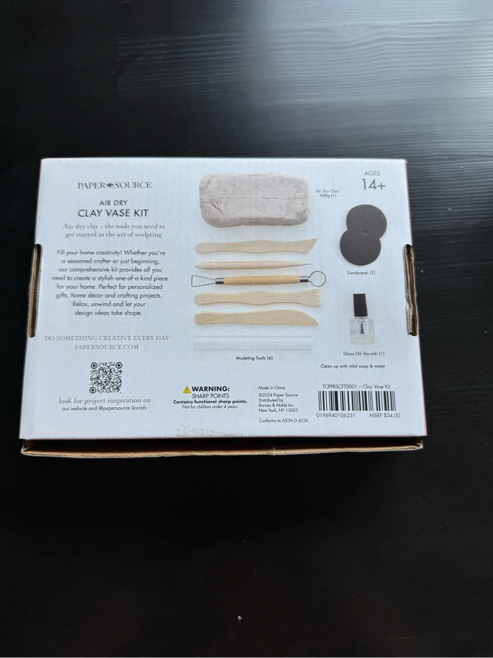 Paper Source Clay Vase Kit
